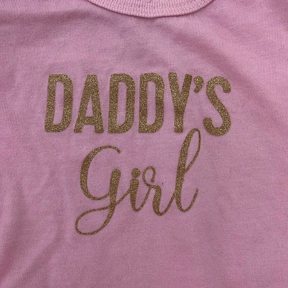 Daddy's Girl Pink Tulle Baby Dress-Style Bodysuit